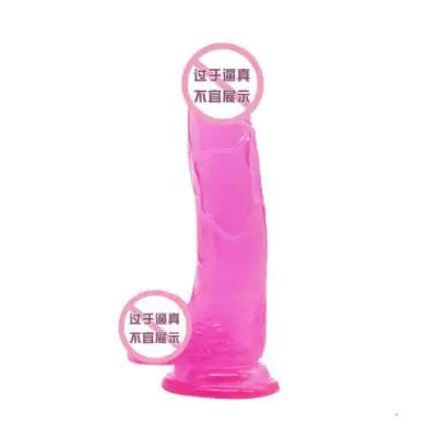 Soft Jelly Dildo Testis Realistic Anal Dildo Penis Suction Cup Male Dick Female Masturbation Fidget Toys Sex Toys for Woman
