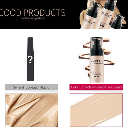 LAIKOU Makeup Base Face Liquid Foundation BB Cream Concealer Moisturizer Oil-control Whitening Waterproof Maquiagem Makeup 40g