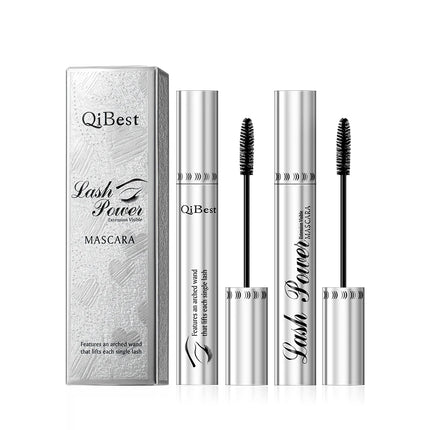 2pcs/set Black Mascara Beauty Makeup 4D Curling Lash Eyelash Extension Waterproof Liquid Volume Mascara Long-wearing Cosmetic