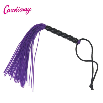 Trick Tails Rubber Whip Fetish Spanking Paddle Fantasy Flogger Sex Toys For Couples SM Queen Policy Knout Night Adult Products