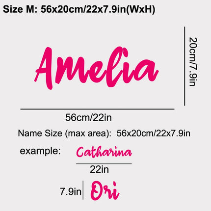 Custom YOUR TEXT Vinyl Decal Sticker NAME Personalized Lettering Car/Door Window decal sticker