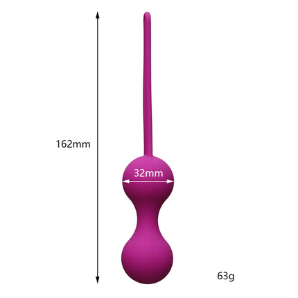 Kegel Balls Safe Silicone Smart Ball Vibrator Vaginal Geisha Ball Vagina Tighten Exercise Machine Ben Wa Ball Sex Toys for Women