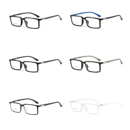 Blue Ray Blocking Cat Eye Nearsighted Eyeglasses Spring Hinges Unisex Oval Prescription Spectacle 0 -0.5 -1.0 -2.0 To -6.0 -7.0