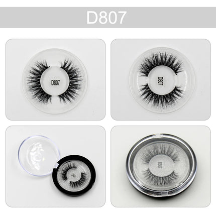 LEHUAMAO Makeup Eyelashes 3D Mink Lashes Thick HandMade Fluffy Lashes Cruelty Free Volume Wispy Soft Lash Reusable False Eyelash