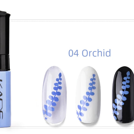 KADS Nail Art Stamping Polish 1 Bottle White Black Gold Stamping Nail Lacquer of Acrylic Paint Tool Beauty Decoration Vernish