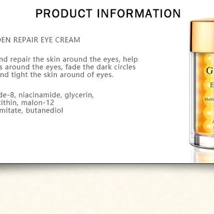 ARTISCARE Eye Cream for Dark Circles Removal Wrinkles Puffiness Eye Bags Moisturizing Serum Eye Care
