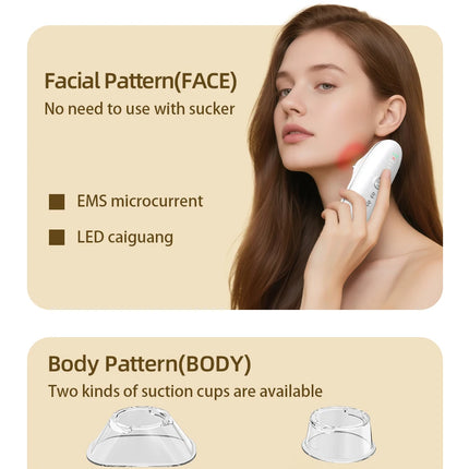 Anti Cellulite Tool and Skin Tightening Device Body Sculpting Massager Cellulite Removal Machine for Face Belly Arms Legs Waist