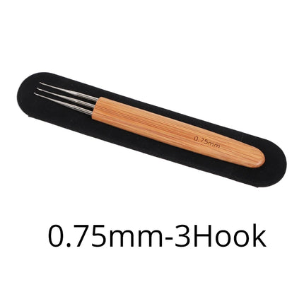 0.5Mm 0.75Mm Dreadlock Needle Crochet Hook For Dread Hair Dreadlocks Accessories Hook Needle For Crochet Braids Hair Tools