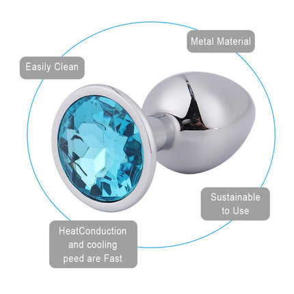 2025 Hot Metal Anal Plug Jewelry Base Beginner To Expert Butt Tail Plug Female Male G-Spot Anus Sex Toys for Couples Adult Games