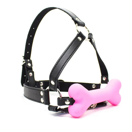 Leather Harness Head Bondage Belt Mouth Gag Balls Adult Games Slave BDSM Restraints Sex Tools For Couples women Erotic Toys