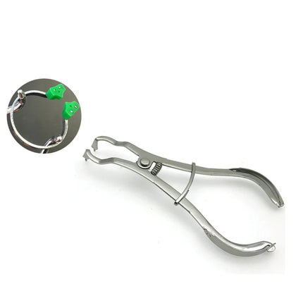 Dental Orthodontic Toolkit - Featuring Lingual Wire Niti Cinch Back Plier, Needle Holder for Suturing & Sharp End Cutting Pliers