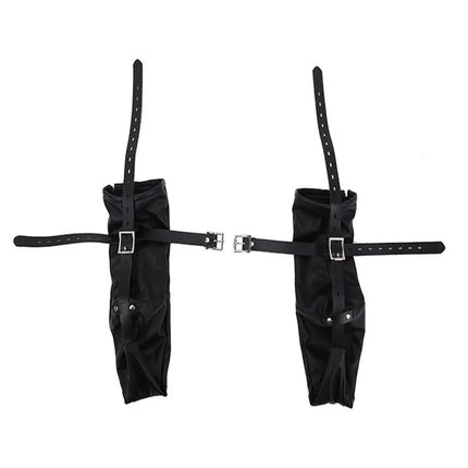 BDSM Bondage Soft Leather Padded Boot,Dog Paw Crawling Mitts Dog Gloves,Ankle Cuffs Bound Leg Strap,Puppy Play Role Play Sex Toy