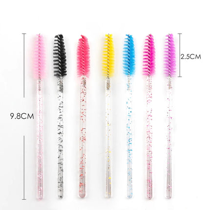 SHIDISHANGPIN 5/25/50 Pc Eyelash Brushes Makeup Brushes Mascara Wands Applicator Spoolers Eye Lashes Cosmetic Brush Makeup Tools