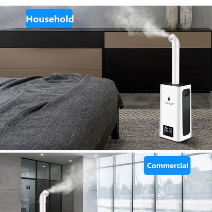 110V 220V 23.8L Air Humidifier Industrial Ultrasonic Humidificador Commercial Fruit Fresh Keep Cool Mist Maker Anion Air Purifie
