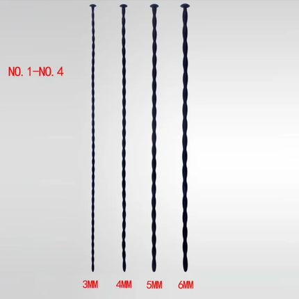 8 Sizes Safe Soft Silicone Urethral Penis Stimulant Dilator Urethral Rod Catheter Sex Toys Horse Eye Stick For Male BDSM Plug