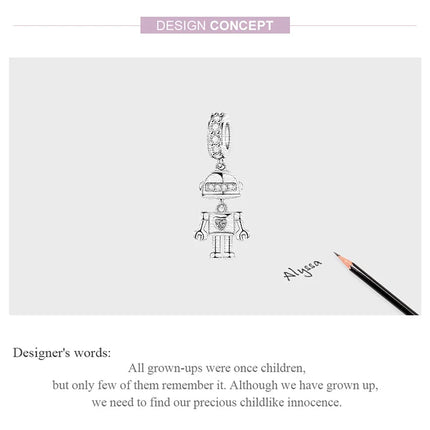 WOSTU Family Heart Charm High heels Mirror Makeup Pendant Bee Boy & Girl Charm Dreamcatcher Beads Jewelry Making Copper Zircon