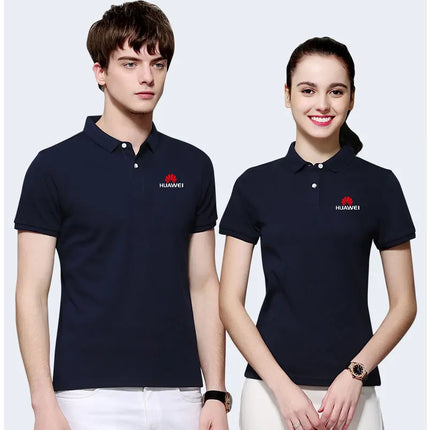 Custom Logo Printing/Embroidery Polo Shirts 100% Polyester Breathable Male Polo Employee Polo Shirt Uniform Top Shirts For Men