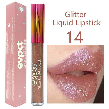 OWOSC 15 Colors Lip Gloss Long Lasting Waterproof Lip Gloss Shiny Gloss Matte Liquid Lipstick Metallic Beauty Makeup Lipstick