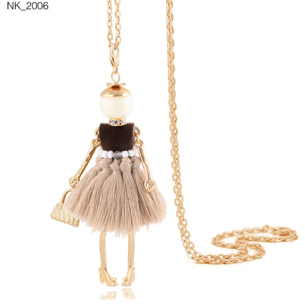 Cute Women Necklace Statement Lady Charm Long Trendy Necklace 2026 New Fashion Female Big Pendant Lovely Jewelry Gift Wholesale
