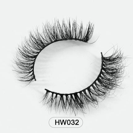 Dropshipping Wholesale Natural Wispy 3d Mink False Lashes Makeup Mink Fake Eyelashes With Soft Band Make-up For Women