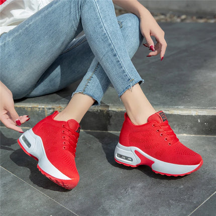Fashion Cushioning Plattorm Height Increase Shoes Women Baskets Sport Casual Sneakers Ladies Non-slip High Quality Jogging Shoes
