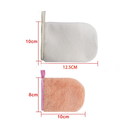 Reusable Makeup Remover Glove Microfiber Facial Cleaning Glove Soft Face Cleaner Towel Pads Face Deep Cleaning Skin Care Tools