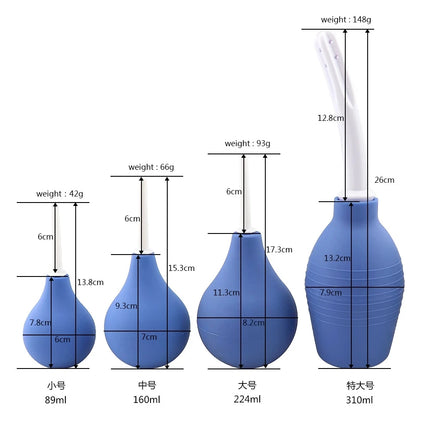 Reusable Anal Cleaner Safe Rectal Syringe Stream Douche Enema Colon Enima Vaginal Cleaning kit for Men Women Gay Adult Products