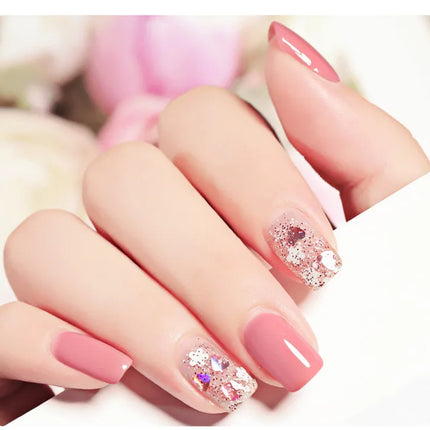 New 2 In 1 Candy Color Nail Polish Manicure Water-based Bright Scrub No Bake No Peeling Quick Dry Waterproof Lasting Nail Polish