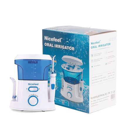 600ML Electric Dental Floss Oral Irrigator for Household Use Portable Tabletop Suitable For 7 Dental Floss Teeth  For Homeuse