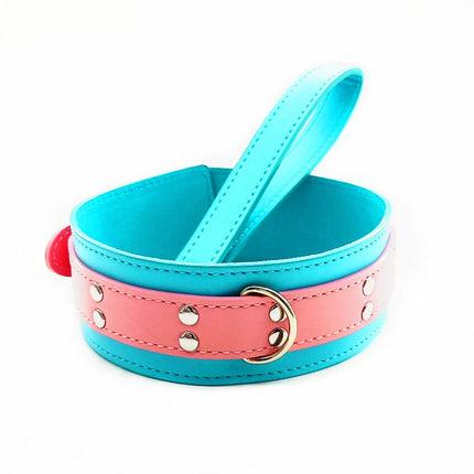 Adjustable PU Leather Handcuffs Ankle Cuff Collar Bdsm Toys Bondage Set Sex Toys Restraints Exotic Accessories Adult Toys