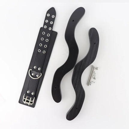 Testis BDSM Wood Humbler CBT Cock Sleeve Ball Stretcher Scrotal Fixture Smasher Crusher Exotic Accessories Sex Toys for Men 18+
