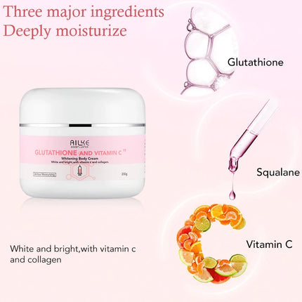 AILKE Whitening Skin Care Set, With Glutathion Vitamin C, Brighter Smoother Skin, Reduce Dark Spots, Clean Skin, Moisturizing