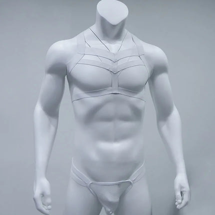 Bondage Men Harness Thong Set Man Body Chest BDSM Jockstraps Costume Jock Strap Fetish Lingerie Halter Neck Clothing