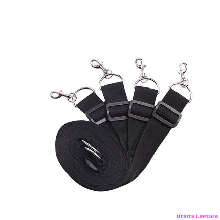 Sex Tools for BDSM Bondage Restraint Adult S&M Fetish Games Set Vibrator Handcuffs Ankle Bed Toys Kits for Couples