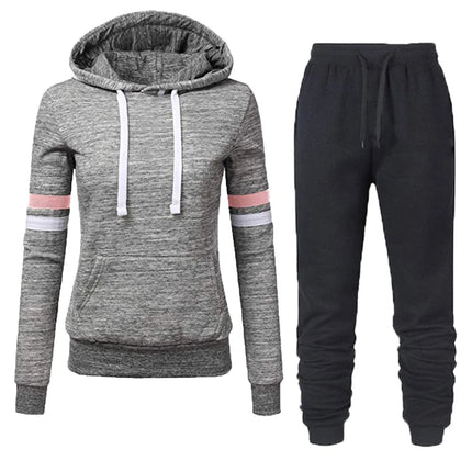 Men's and women's spring fleece sportswear men's and women's casual hoodies couple suit jogging fashion pullover black S-3XL