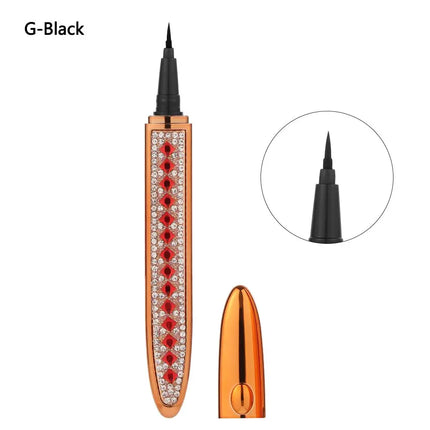 Self-adhesive Magic Lash Liner Glue Pen Non Magnetic No Glue Diamond Glitter Liquid Eyeliner Waterproof Longlasting Fast Dry
