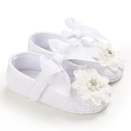 VALEN SINA Spring And Autumn 0-18 Months Baby Walking Shoes Flowers Soft Soles Breathable Baby Shoes Princess Shoes
