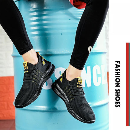 Fashion Sneakers Lightweight Men Casual Shoes Breathable Male Footwear Lace Up Walking Shoe