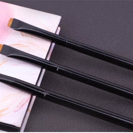LOYBJ 1/2pcs Blade Makeup Brushes Angled Thin Eyebrow Brush Flat Fine Eyeliner Brush Professional Liner Brow Beauty Make Up Tool