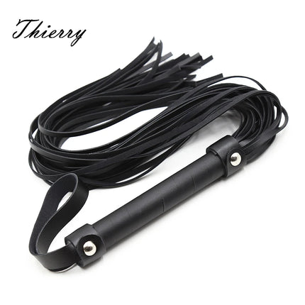 Thierry BDSM Bondage Sex Toys for Couples PU Leather Flogger Bondage Sex Whip Flogger BDSM Slave Whip Spanking Butt Adult Games