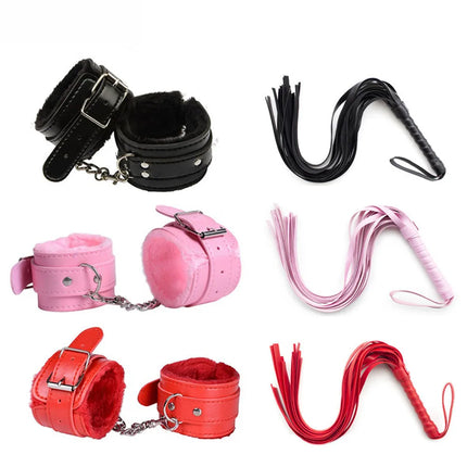 BDSM Bondage Restraint Fetish Slave Handcuffs Ankle Cuffs Adult Games Erotic Sex Toys For Women Men 18 Couples Role Play Cosplay