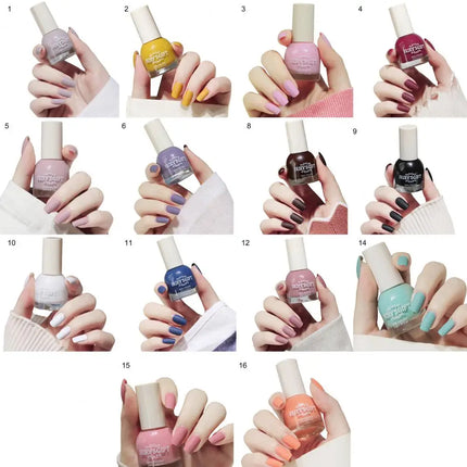 10ml Matte Nail Polish Convenient Water Proof Dry Quickly Resin Matte Set Nail Supplies for Professionals