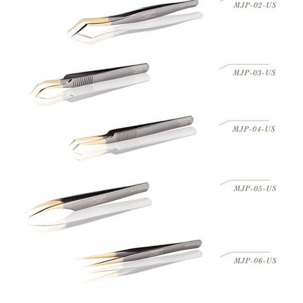 DeceMars Eyelash Extensions Tweezers For Lash Artists