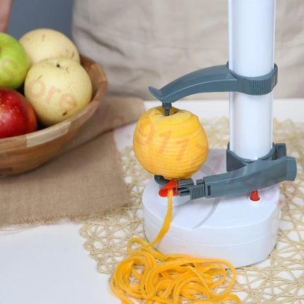Electric Peeler Fruit Potato Peeling Machine Automatic Spiral Apple Peeler Vegetable Cutter Paring Tool
