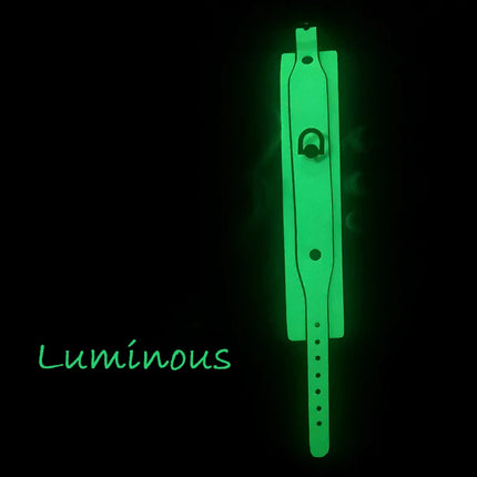 Thierry 3 PCS Luminous Erotic Sex Toys For Couples Adult Game BDSM Sex Kits Bondage Set Handcuffs ankle cuffs Collar Fetish toy