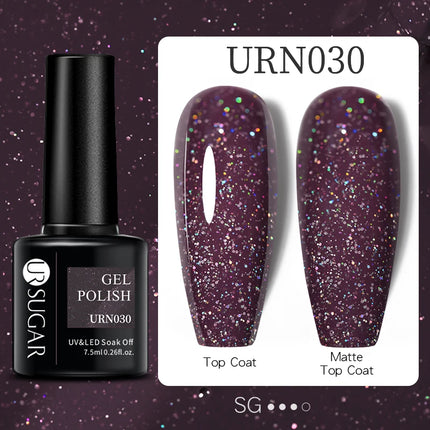 UR SUGAR 7.5ml Dark Wine Red Nail Gel Polish Autumn Gel Paint Nail Art Semi Permanent Nail Art Manicure Soak Off LED UV Nail Gel