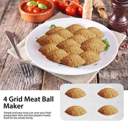 Meatball Maker Manual Meatloaf Mold Maker Filling Kibbeh Processor Rolls Cake Dessert Decoration DIY Kitchen Baking Accessories
