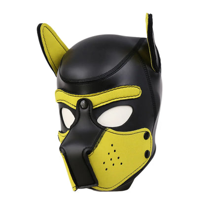 20 Styles Neoprene Puppy Play Dog Hood Mask,Bdsm Bondage Slave Pet Roleplay Party Pup Mask,Removable Muzzle,Couple Flirt Sex Toy