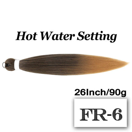 Braiding Hair Pre-stretched 26 Inch Hair Extensions for Afro Crochet Braids Synthetic Hair DIY Purple Pink Peach Red Jumbo Braid