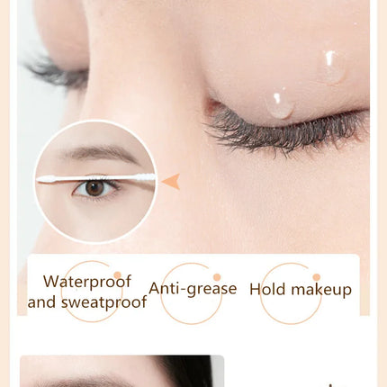 Ukiss Eyelash Primer Styling Liquid Waterproof Curling Setting Liquid Waterproof Lengthen Thick Fine Brush Head Mascara Nude
